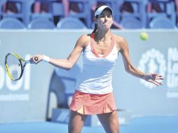 La tenista alemana Julia Goerges era una de las candidatas al título en Monterrey. EFE  /