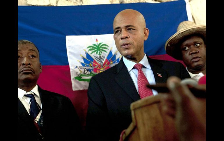 Martelly se enfrentará el 20 de marzo a la ex primera dama Mirlande Manigat. EFE  /