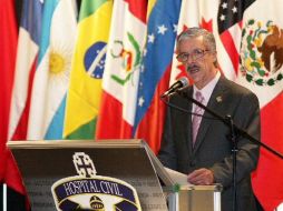 El director de los Hospitales Civiles, Jaime Agustín González Álvarez reconoce adeudos al SIAPA. A. CAMACHO  /