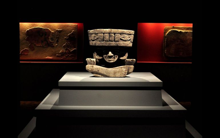 El monolito se exhibirá a partir del 17 de marzo en el Museo Nacional de Antropología. EL UNIVERSAL  /