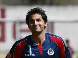 • Luis Michel trota ligeramente en el entrenamiento, el cual lo hizo al parejo de sus compañeros. mexsport  /