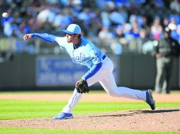 Joakim Soria, de los Reales de Kansas City, lanzó una entrada y permitió un imparable, aunque recetó dos ponches. GETTY IMAGES SPORT  /