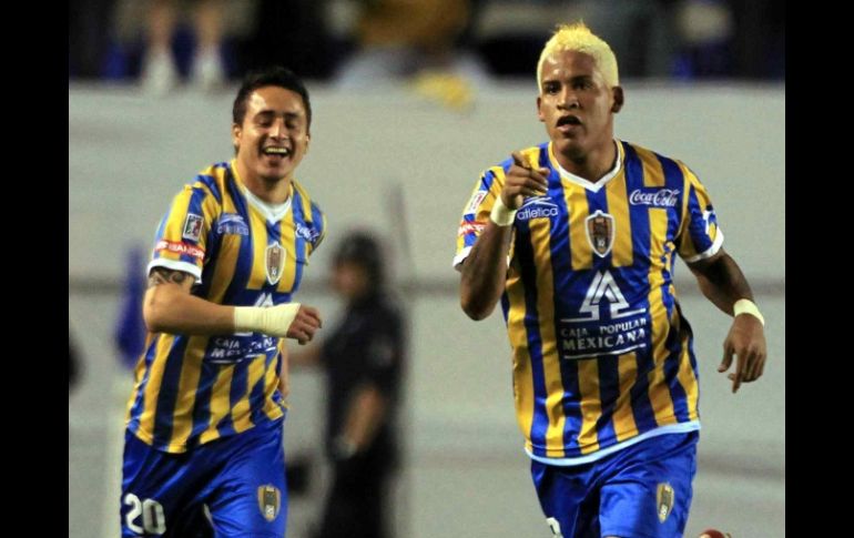 Michael Arroyo de San Luis, durante el partido de la Copa Libertadores. MEXSPORT  /