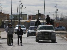 Autoridades realizan vigilancia en Villas de Salvárcar. ARCHIVO  /