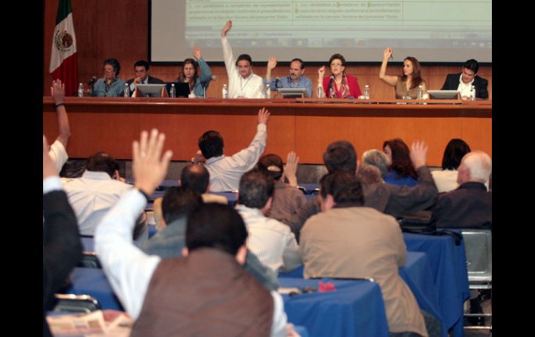 Imagen de la reunión del Consejo Nacional del Partido Acción Nacional. NTX  /