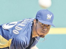 Yovani Gallardo triunfó ante los Rojos de Cincinnati. AP  /