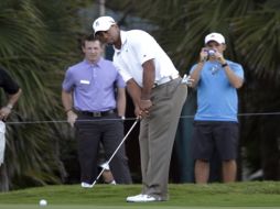 Tiger Woods durante sus prácticas para el torneo del Doral. AP  /