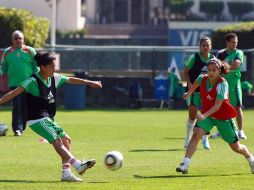 Jugadoras de la Selección mexicana de futbol femenil se preparan en un entrenamiento. MEXSPORT  /