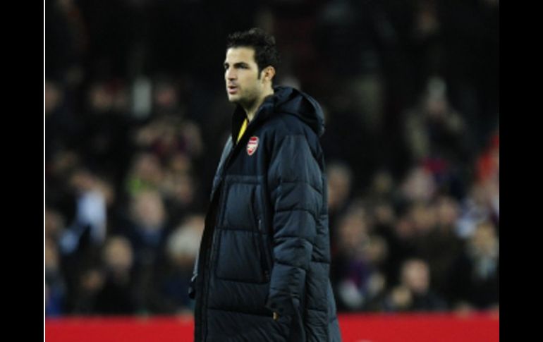 Cesc Fábregas al término del partido ante el Barcelona en la Champions League. AP  /