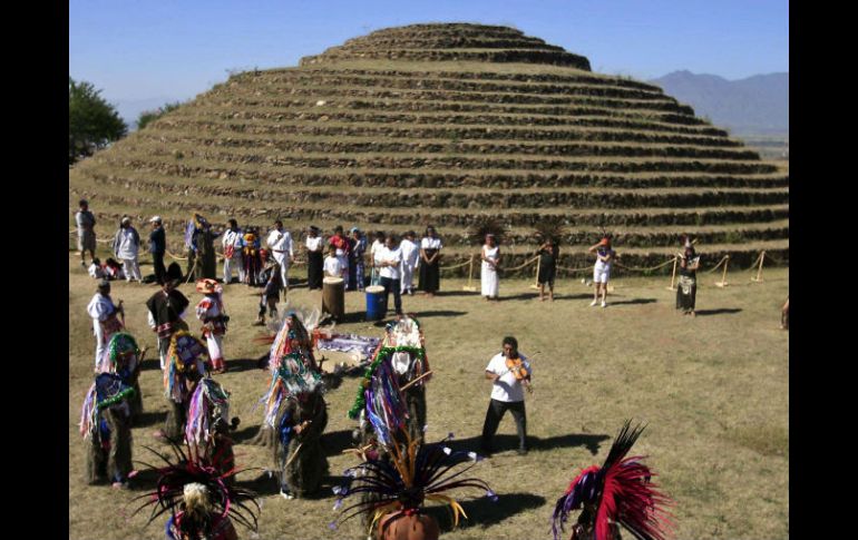 El sitio arqueológico Guachimontones podría recibir a más de 40 mil personas durante la celebración del Equinoccio. E. PACHECO.  /