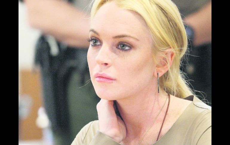 Lindsay Lohan asistió ayer a un tribunal.AP  /