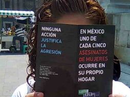 Selene salió hace 20 días del Centro de Atención Integral a la Mujer Fortaleza, organización que previene la violencia. EL UNIVERSAL  /