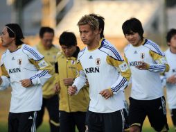 Foto de archivo de los jugadores de la Selección de Japón en un entrenamiento. ARCHIVO  /