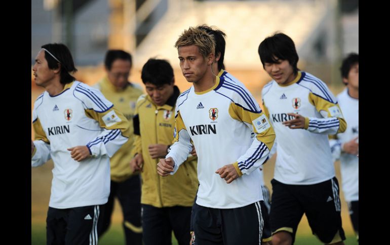 Foto de archivo de los jugadores de la Selección de Japón en un entrenamiento. ARCHIVO  /