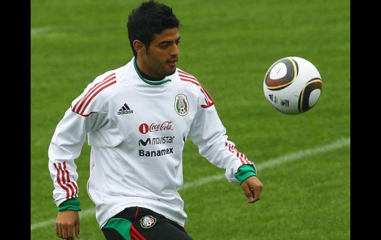 Foto de archivo de Carlos Vela quien entrena con el conjunto mexicano Sub-22. MEXSPORT  /