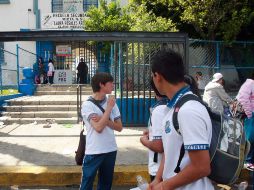 Secundaria núm. 53, plantel donde el pasado miércoles alumnos y padres de familia tomaron las instalaciones. A. GARCÍA  /