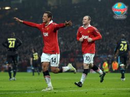 Hernández y Rooney fueron elementos clave para la victoria de los Red Devils en Old Trafford  /