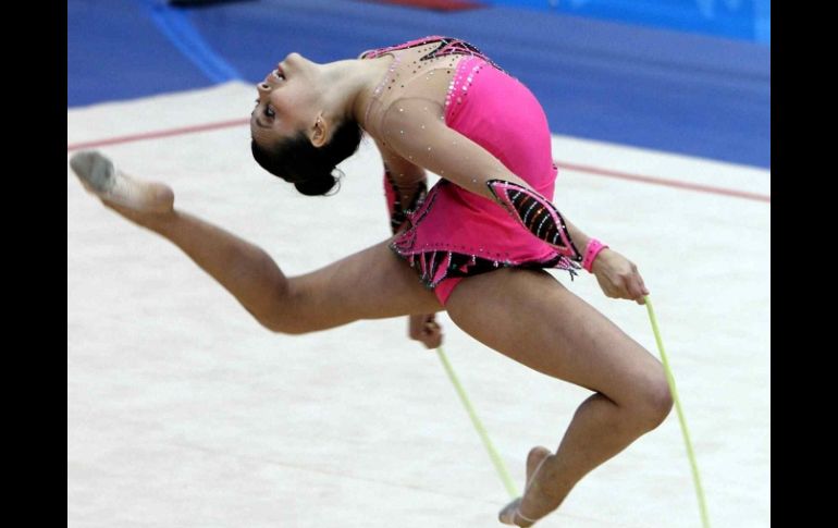 La gimnasta tapatía Rut Castillo, podría perderse los Juegos Panamericanos 2011. MEXSPORT  /