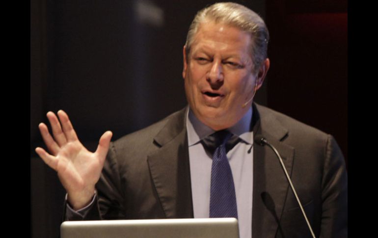 Al Gore participa hoy en el foro Pensar en verde. Estrategia económica para el siglo XXI en Bogotá. EFE  /