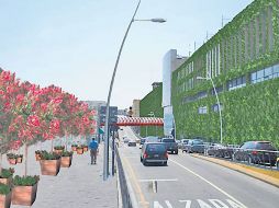 El mejoramiento urbano de la Avenida Hidalgo forma parte del plan maestro en la zona del Parque Morelos. ESPECIAL  /