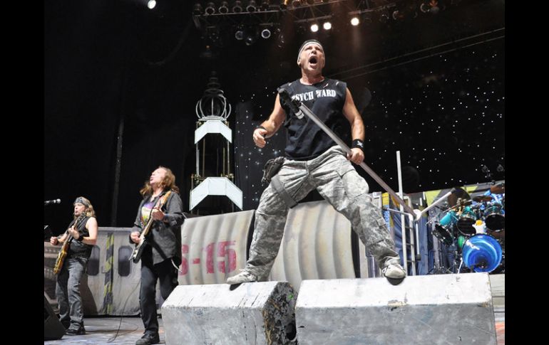 La legendaria banda del Metal se presentó en el Foro Sol de la Ciudad de México. NTX  /