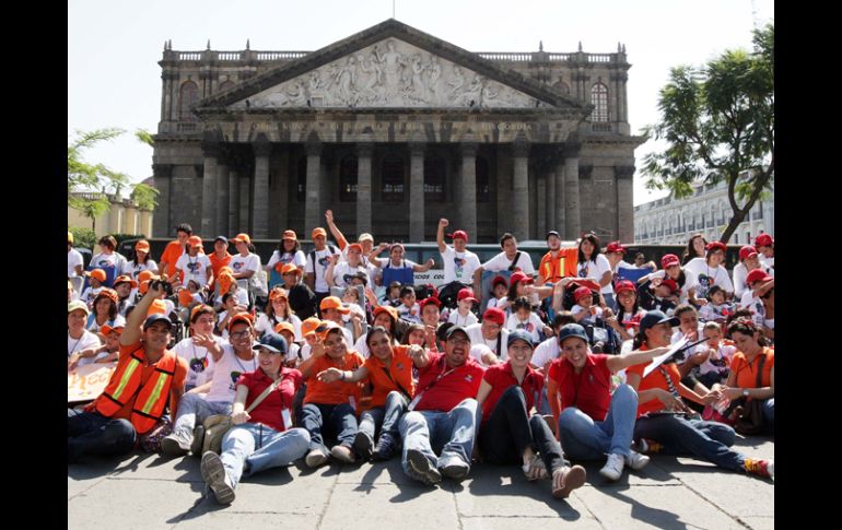 Los niños disfrutaron de la bella arquitectura del recinto cultural. A.CAMACHO  /