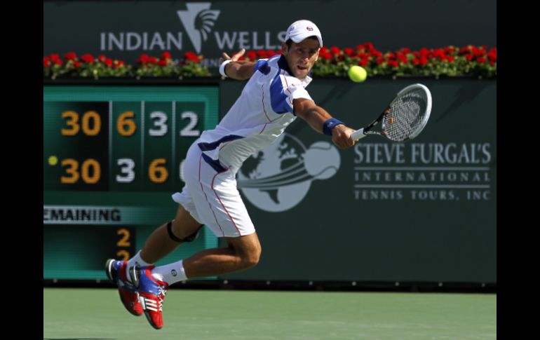 Djokovic se enfrentará hoy a Rafael Nadal en la final del torneo Indian Wells. REUTERS  /