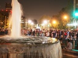 La Avenida Chapultepec lució repleta de fanáticos de la música. A. CAMACHO  /