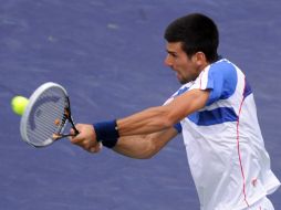 Novak Djokovic en la final de Indian Wells contra el español Rafael Nadal. AFP  /