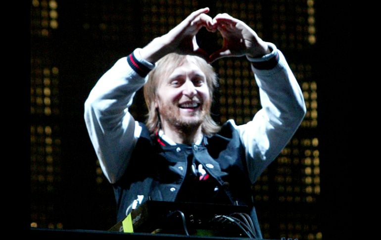 David Guetta se mostró satisfecho por la entrega del público tapatío. A. HINOJOSA  /