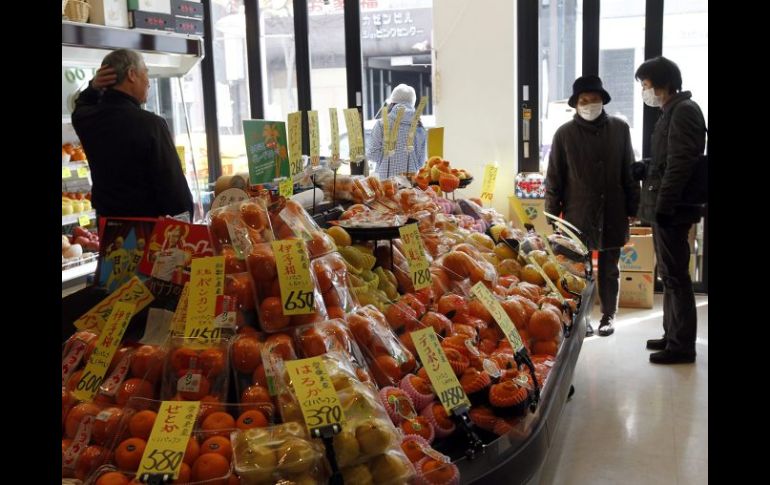 Alimentos japoneses afectados por restos radiactivos. ARCHIVO  /