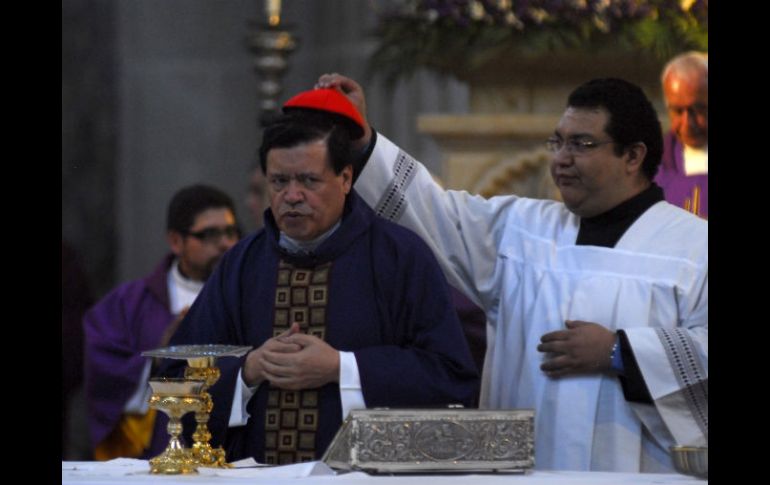 Norberto Rivera Carrera, arzobispo primado de México. NTX  /