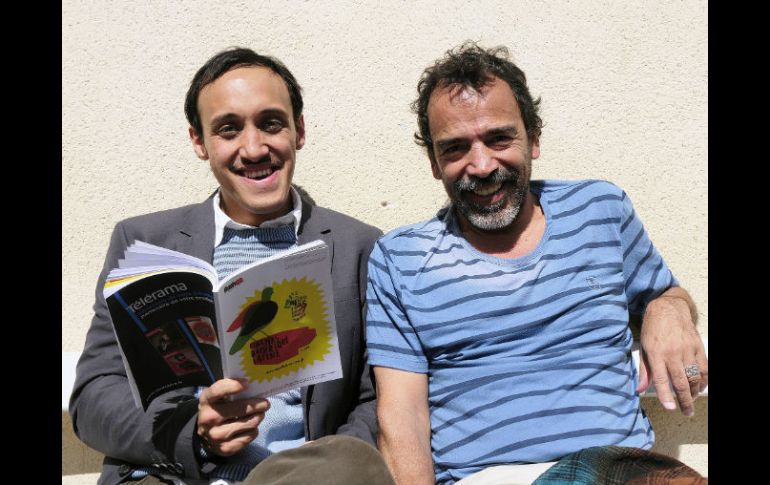 Alcázar y Rodríguez posan durante el festival de Cine Latinoamericano de Toulouse.NTX  /