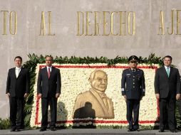 el 205 aniversario del natalicio de Benito Juárez García fue recordado en distintos lugares de la Ciudad de México. NTX  /