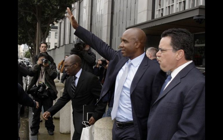 El beisbolista Barry Bonds en la corte en San Diego. AP  /