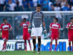 Alfredo Talavera en el partido contra el Cruz Azul. MEXSPORT  /