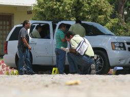 La camioneta del funcionario de la Federación recibió al menos 50 balazos de fusil AK-47 y 38 súper. M. PATIÑO  /