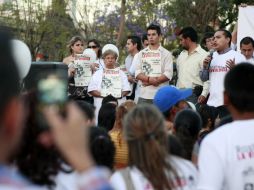 Alrededor de 200 personas se congregaron en la explanada de la Plaza de la Liberación. E. PACHECO  /