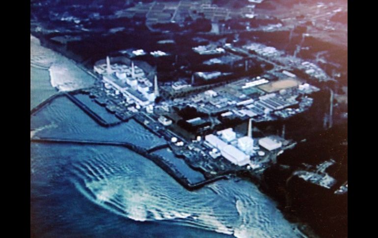 Imagen de la planta Fukushima 1 cuando se acercaba el tsunami, del Ministerio de Tierra, Infraestructura y Turismo. AFP  /