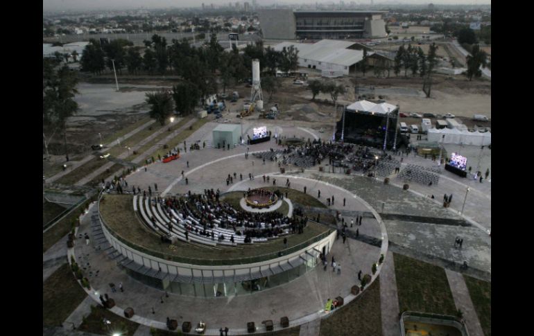 La Plaza del Bicentenario es una de las obras destacadas en materia de infraestructura cultural. A. CAMACHO  /