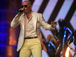 El cantante Pitbull es candidato a siete premios Billboard de la Música Latina. EFE  /