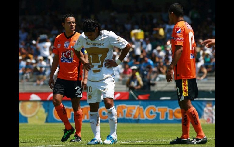 Bravo lamentándose el tiro fallado contra Pachuca. MEXSPORT  /