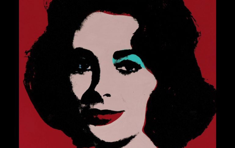 Imagen de casa de subastas Sotheby's que muestra un retraro de la actriz Elizabeth Taylor hecho por Andy Warhol. EFE  /