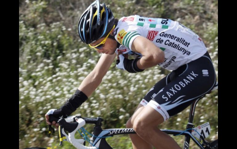 Alberto Contador en su participación de la Vuelta de Cataluna. REUTERS  /