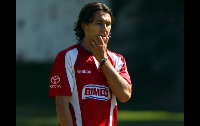 Omar Arellano no tuvo acción en la preparación del equipo. MEXSPORT  /