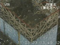 La imagen muestra el techo del reactor uno de la planta de Fukushima. REUTERS  /