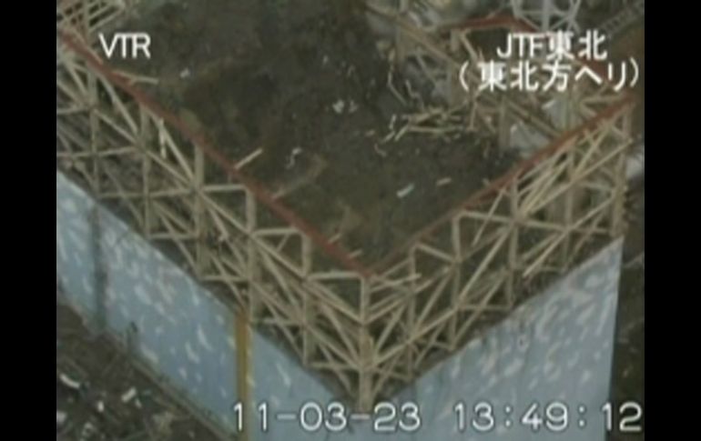 La imagen muestra el techo del reactor uno de la planta de Fukushima. REUTERS  /