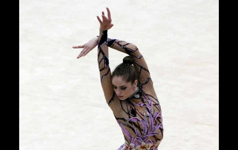 La gimnasta tapatía, Cynthia Valdez, culminó en el lugar 37. MEXSPORT  /