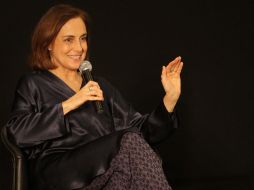 Diana Bracho invitó a los jóvenes a romper esquemas y a desarrollar la imaginación por una mejor industria. A. CAMACHO  /