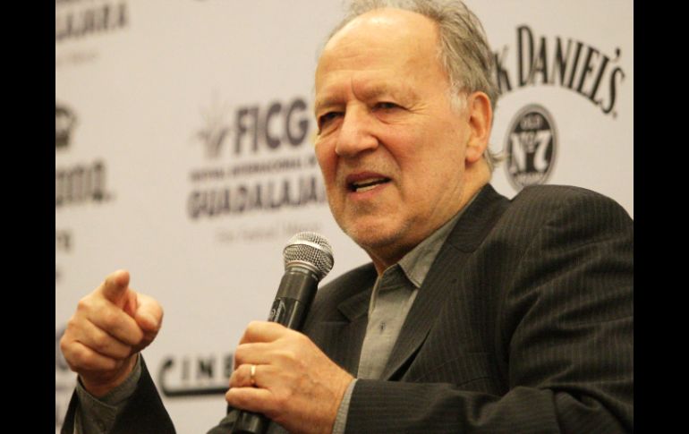 Werner Herzog asegura que disfruta todos los niveles creativos de la cinematografía. A. CAMACHO  /